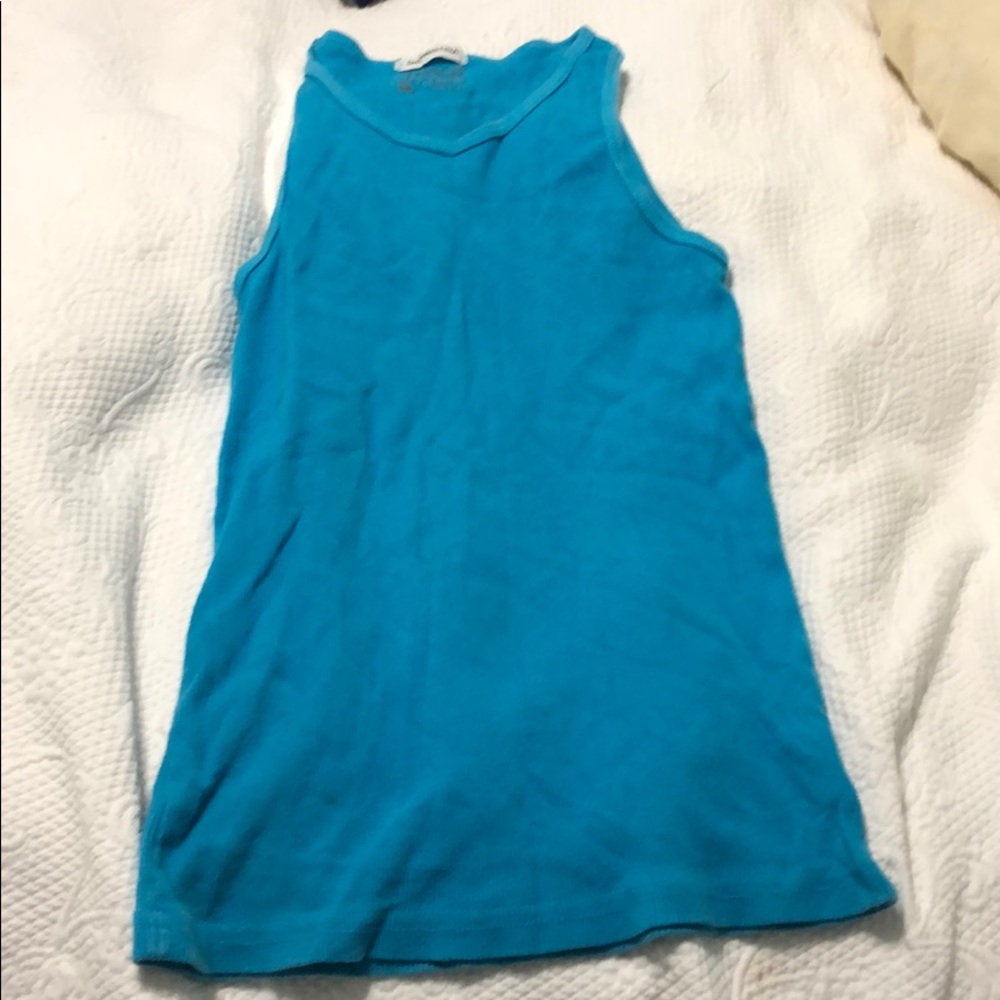 rock candy bright blue tank-top